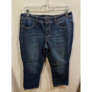 Nine West Jeans Size 6/28 Missy Blue Straight Cut Mid Rise Denim